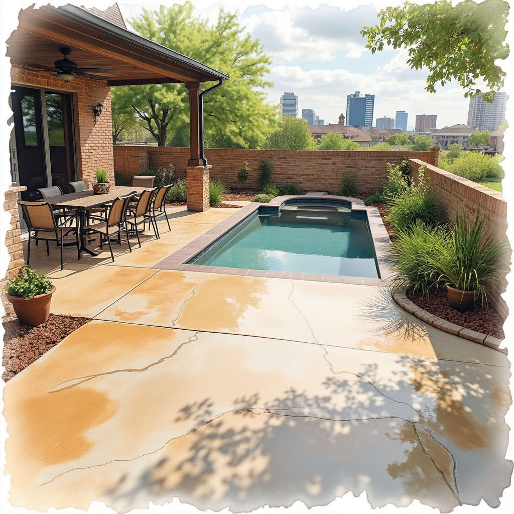 Outdoor Patio Epoxy Floors & Polyurea Coatings Dallas }